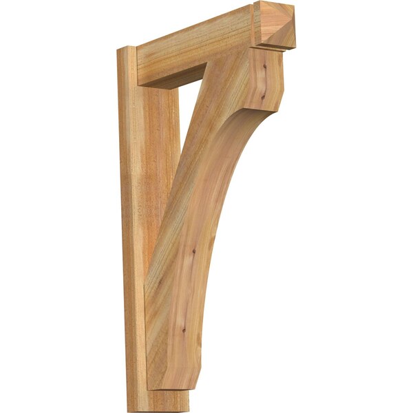 Ekena Millwork Legacy Arts & Crafts Rough Sawn Outlooker, Western Red Cedar, 6"W x 24"D x 36"H OUT06X24X36LEC03RWR - main